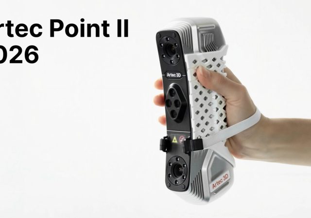 Artec Point II Metrology Scanner Doubles Speed at Same 0.02mm Accuracy