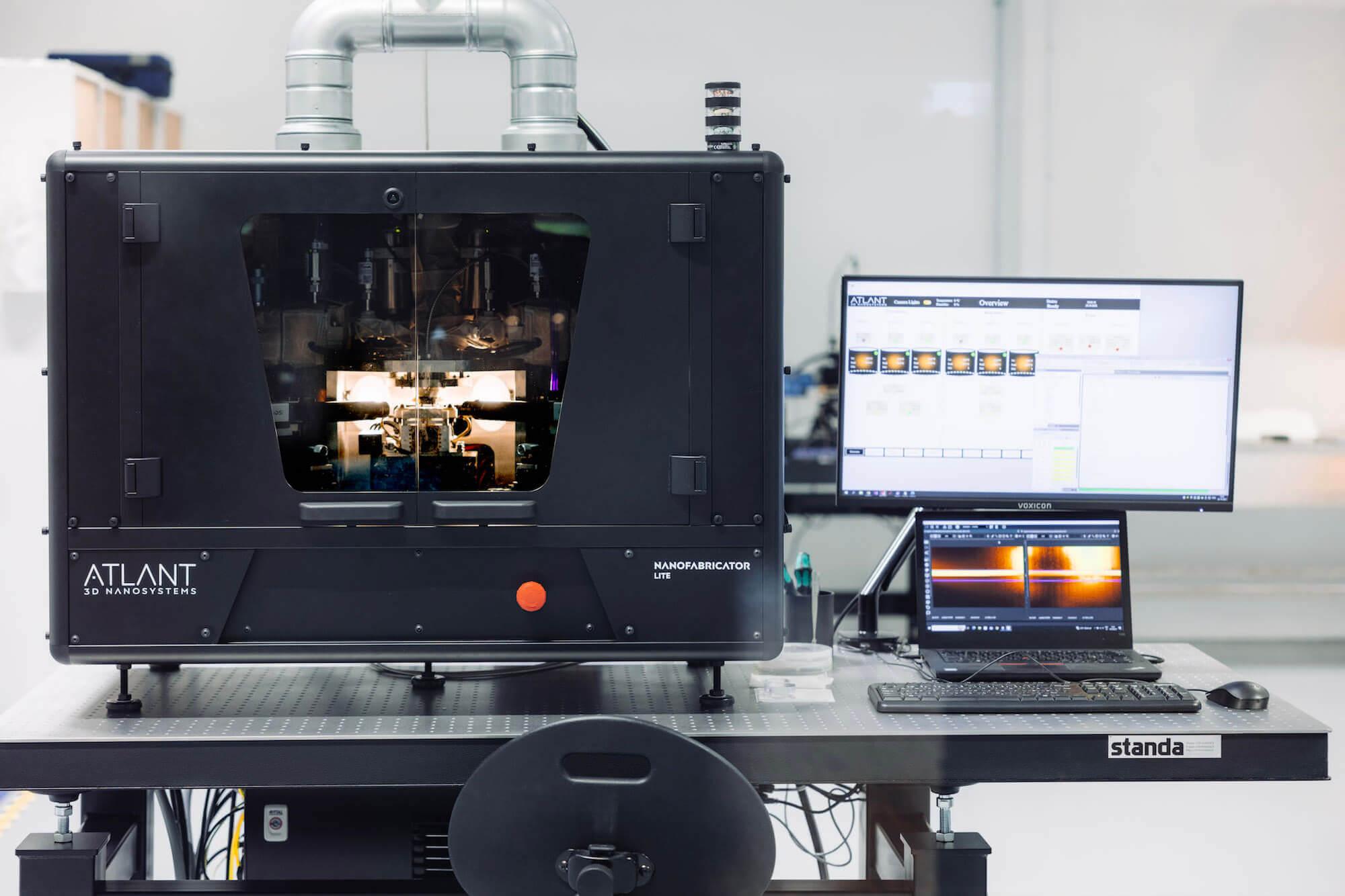 ATLANT 3D's NANOFABRICATOR PRO Prints at Atomic Scale for AI Chip Research