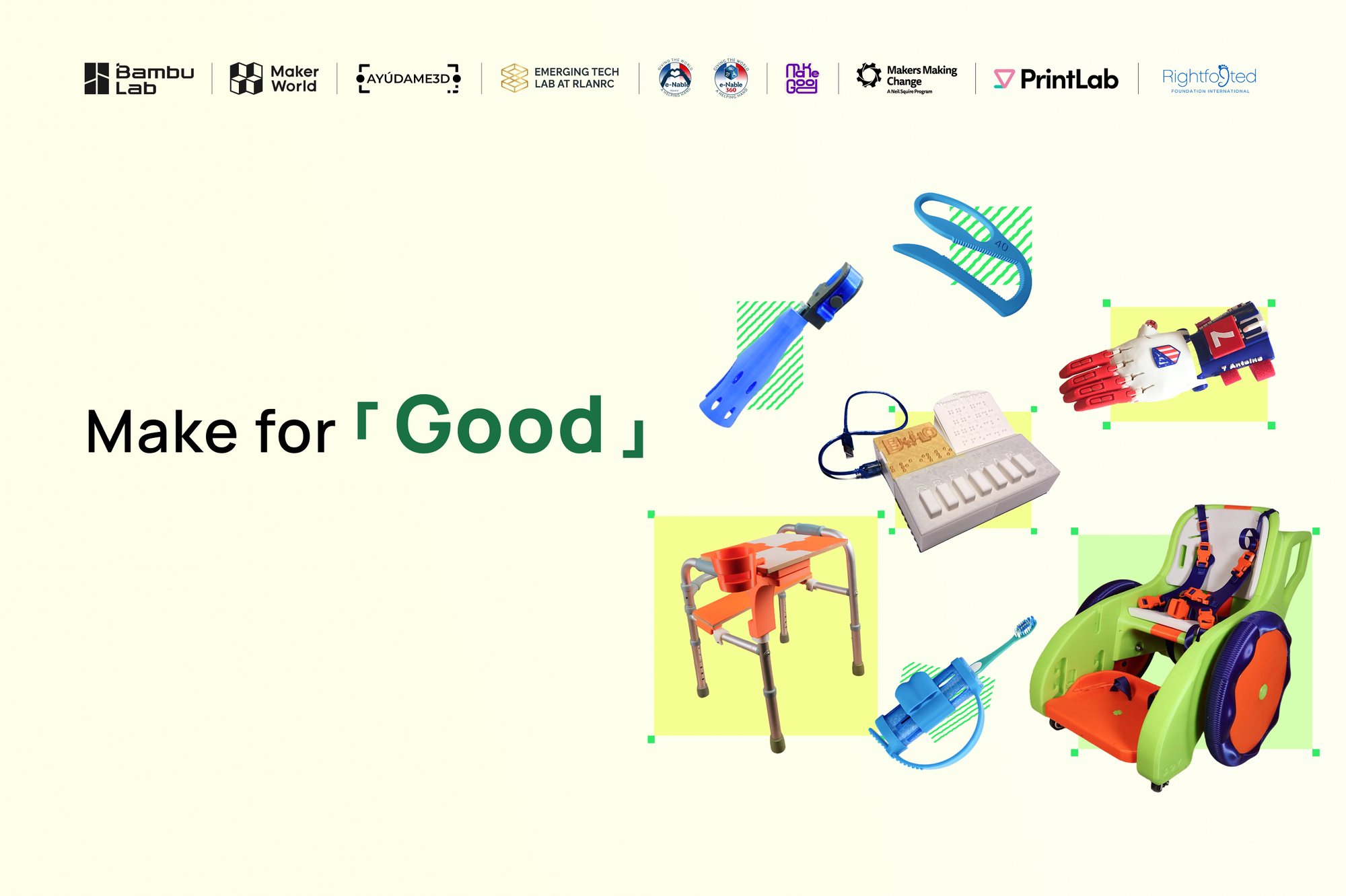 Bambu Lab MakerWorld Accessibility Challenge: 24 Briefs, 7 Partners, Real Users