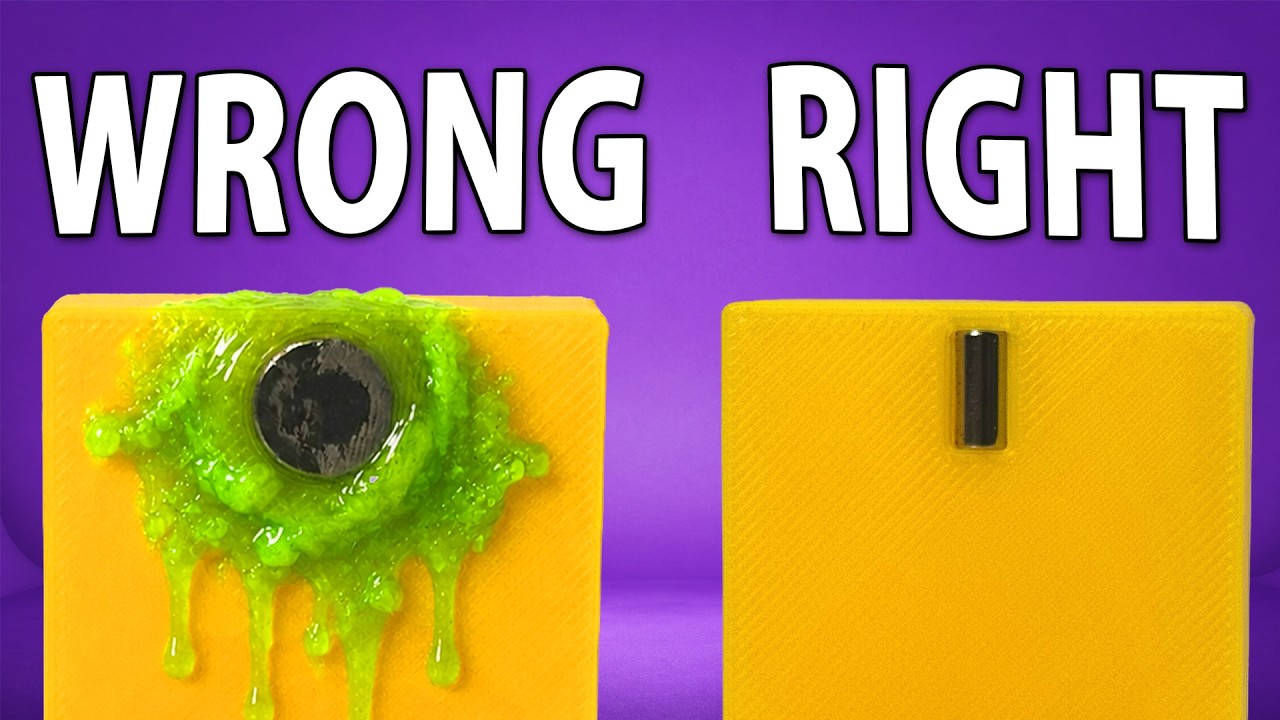 The Best Way to Embed Magnets in 3D Prints Without Glue