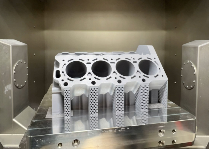 Bosch 3D-Prints a V8 Engine Block With Nikon SLM Solutions