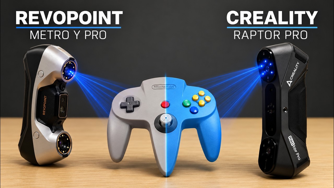 CNC Kitchen Tests the Creality Raptor Pro Against the Revopoint Metro Y Pro