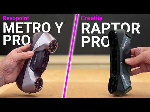 Creality Raptor Pro vs Revopoint Metro Y Pro: Scanner Showdown