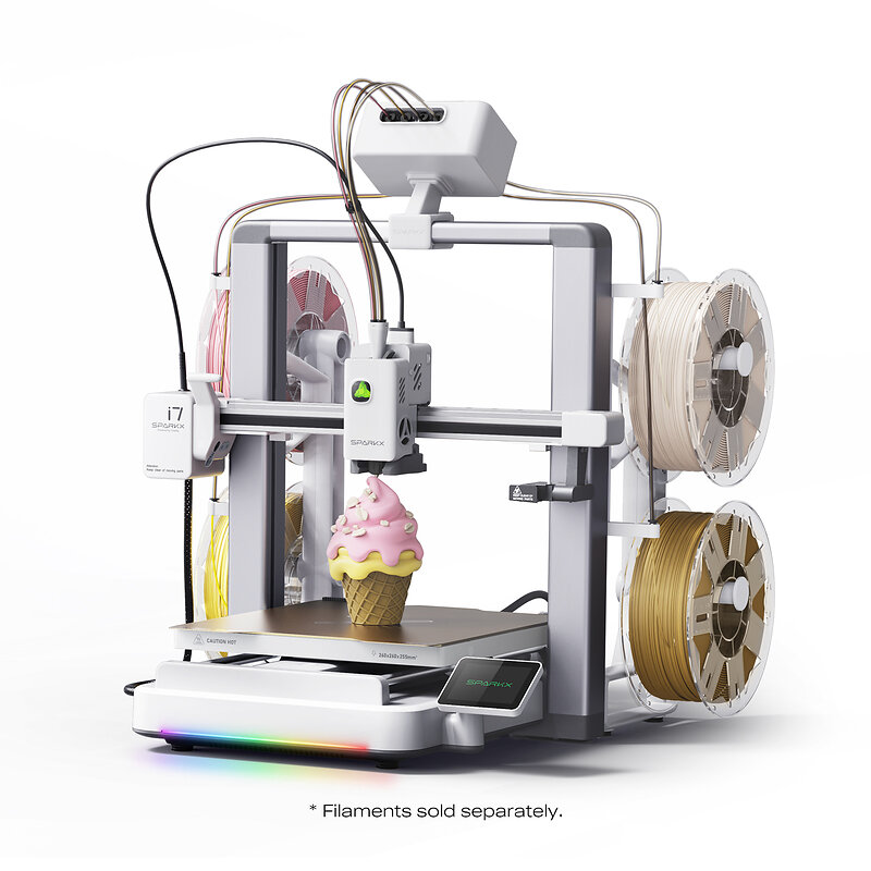 Creality SPARKX i7 Nano Puts 4-Color Printing on a $299 Budget