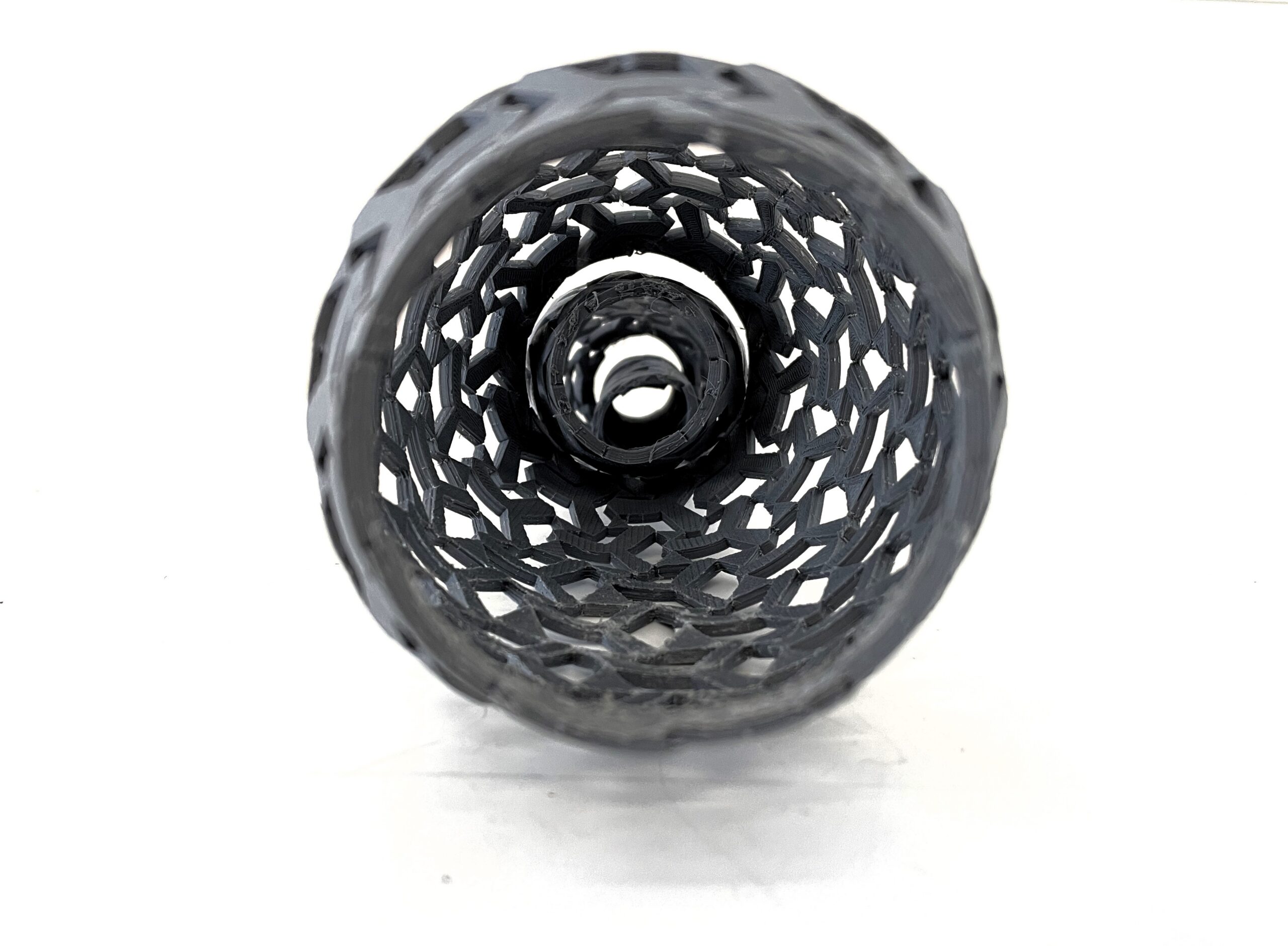 Deakin Researchers Print Rotary Kirigami Cylinders That Snap Into Shape