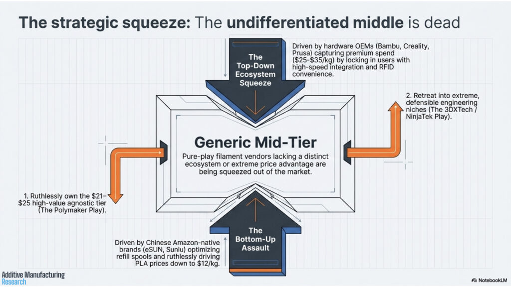 Desktop Filament Market 2026: The Middle Brand Is Disappearing