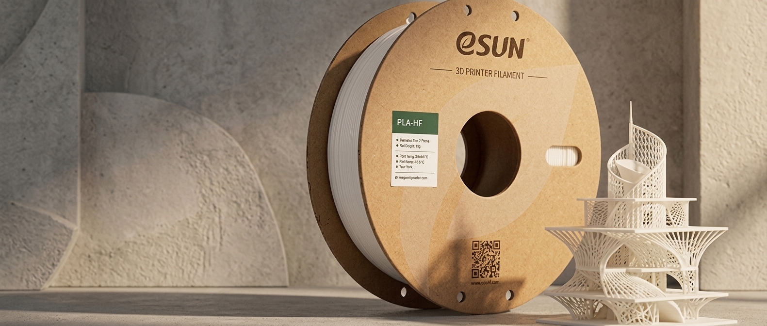 eSUN PLA-HF Filament Claims 1000mm/s High-Speed Printing on Desktop Machines