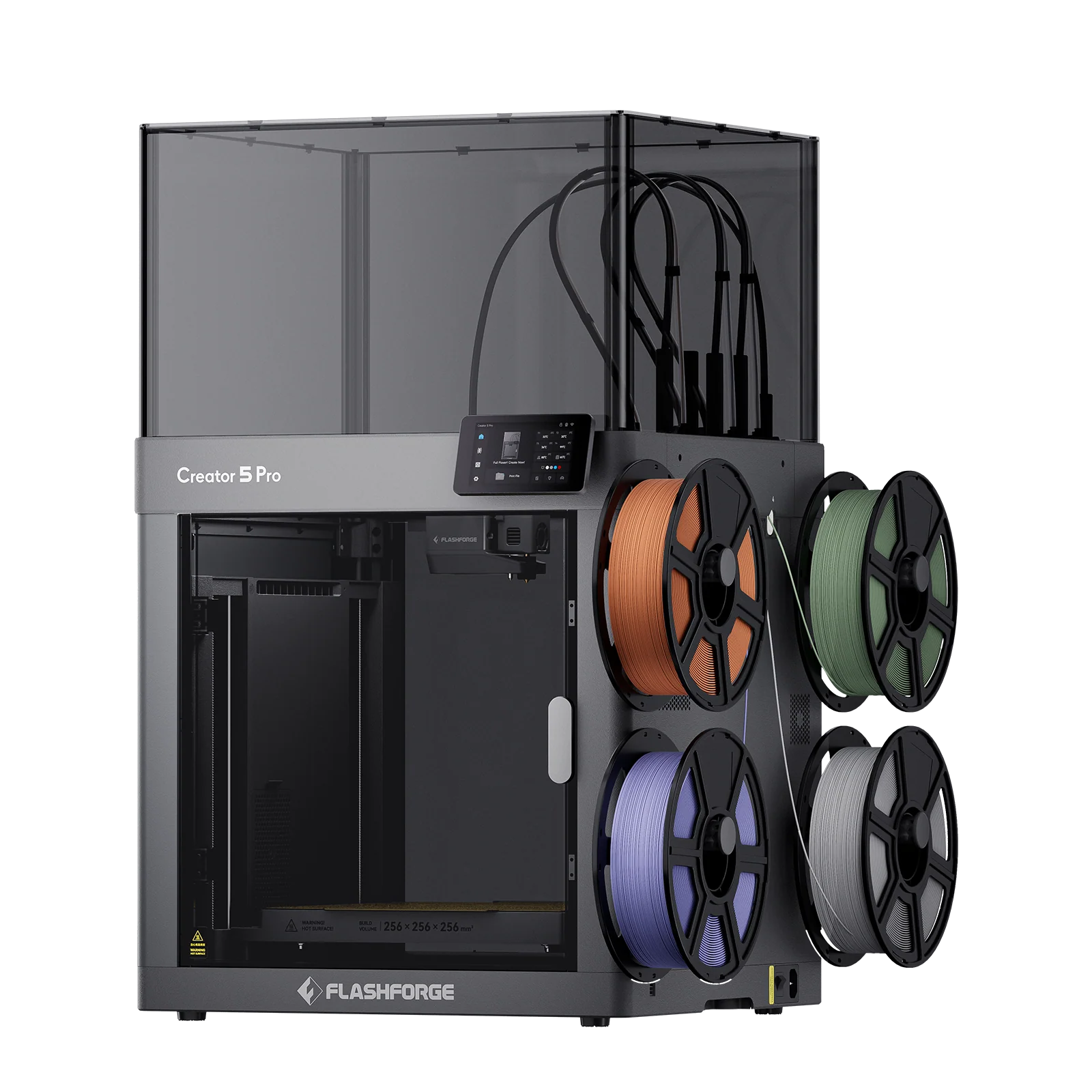 Flashforge Creator 5 Pro Review: A Four-Toolhead Enclosed Workhorse