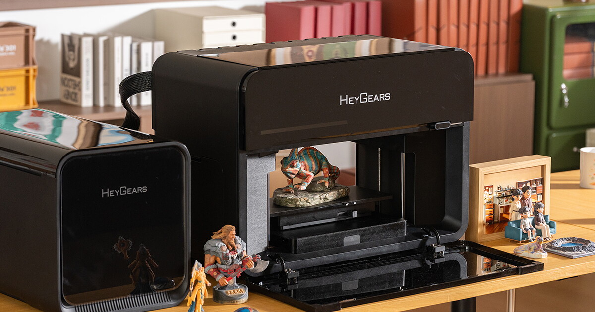 HeyGears G1X Prints Full-Color Desktop 3D Models Without Paint