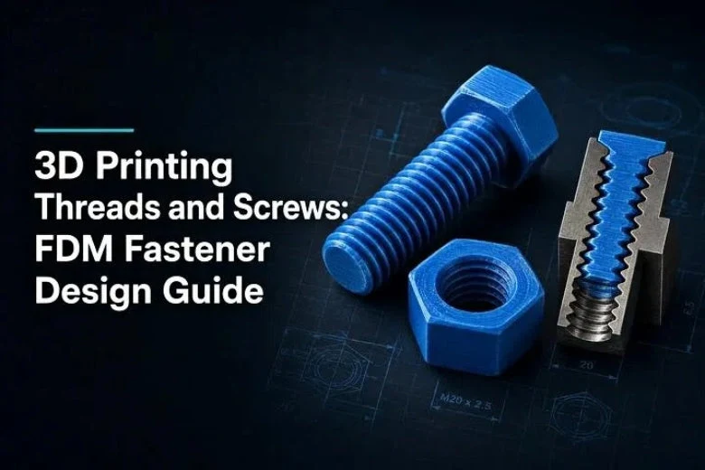 How to Design and 3D Print Reliable FDM Threads and Screws