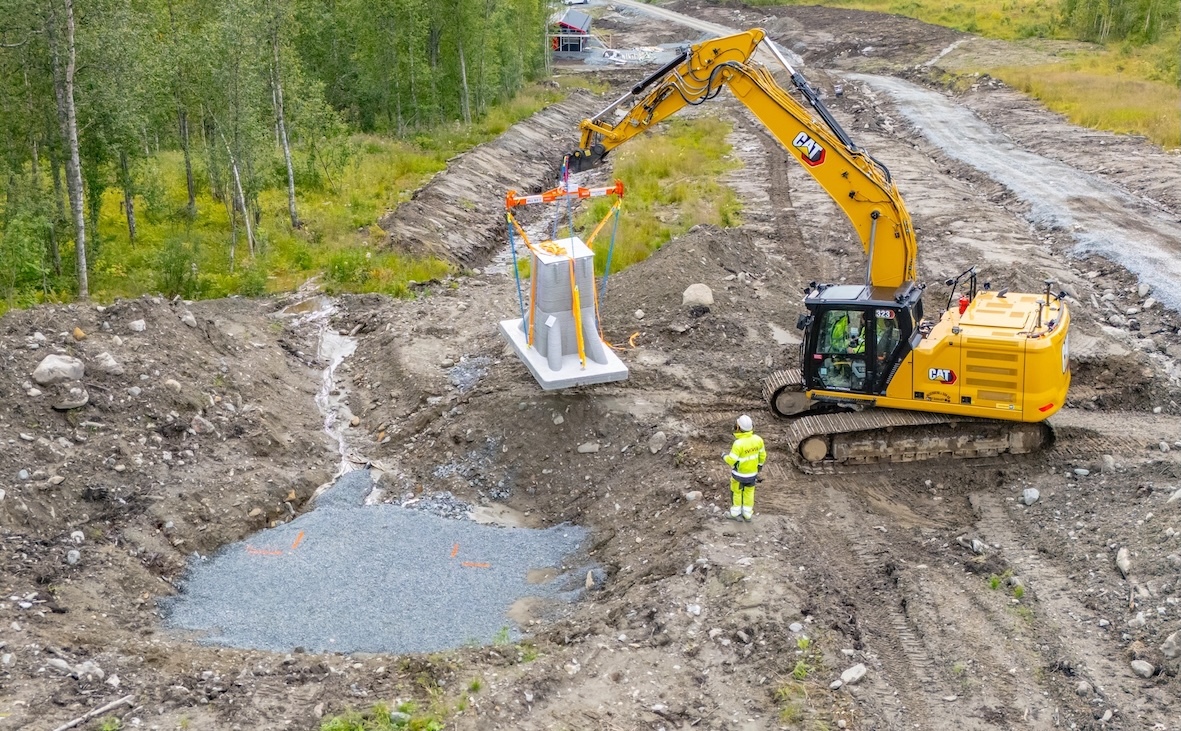 A Swedish Ski Resort Is Building on the World's First 3D-Printed Ski Lift Foundations
