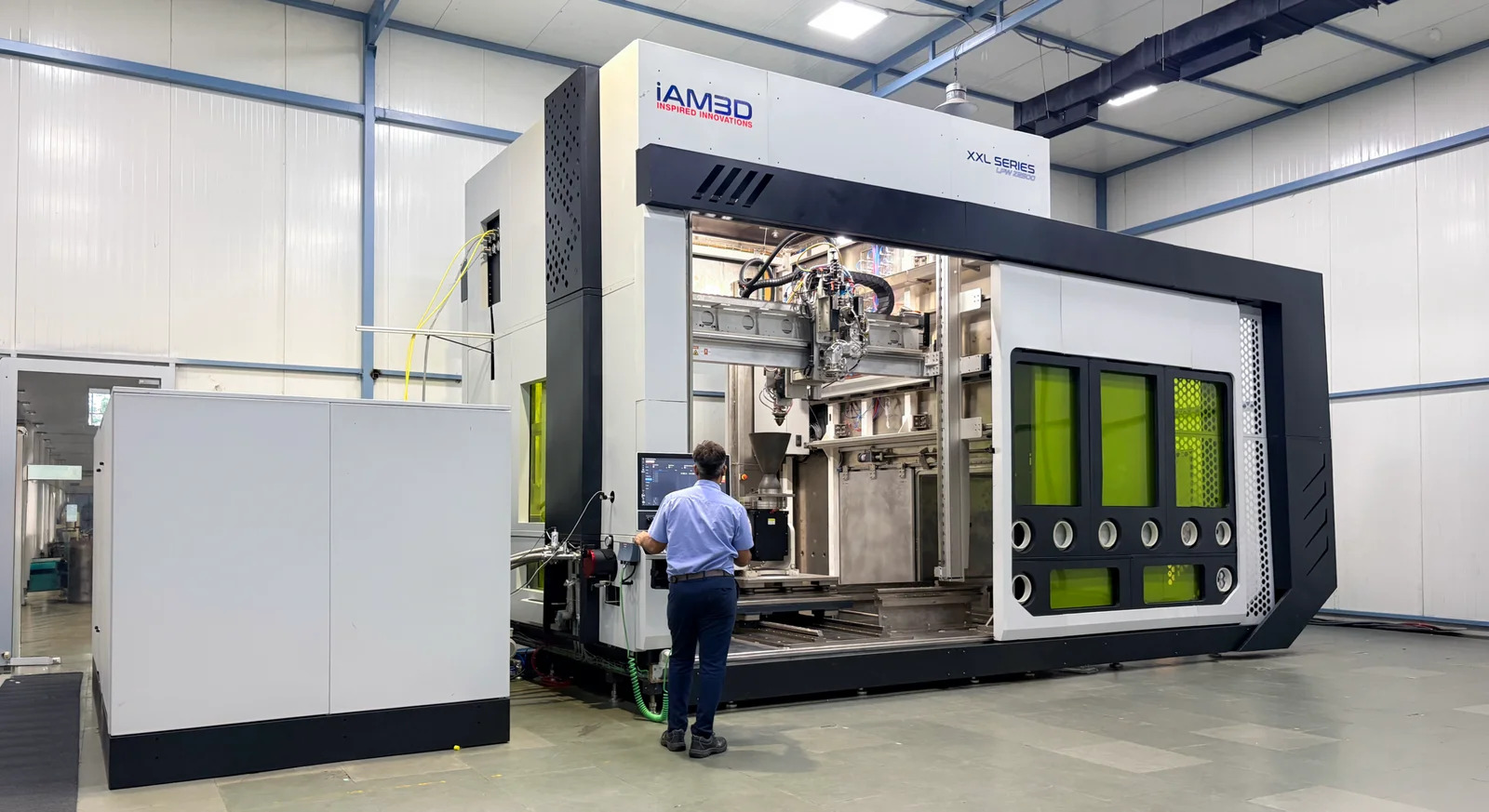 iAM3D LPW Z2500 Puts 2,000mm Metal 3D Printing in One Enclosure