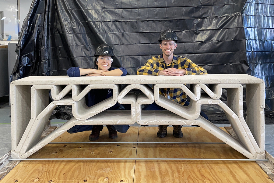 MIT Researchers 3D-Print and Load-Test a Concrete Bridge With No Formwork
