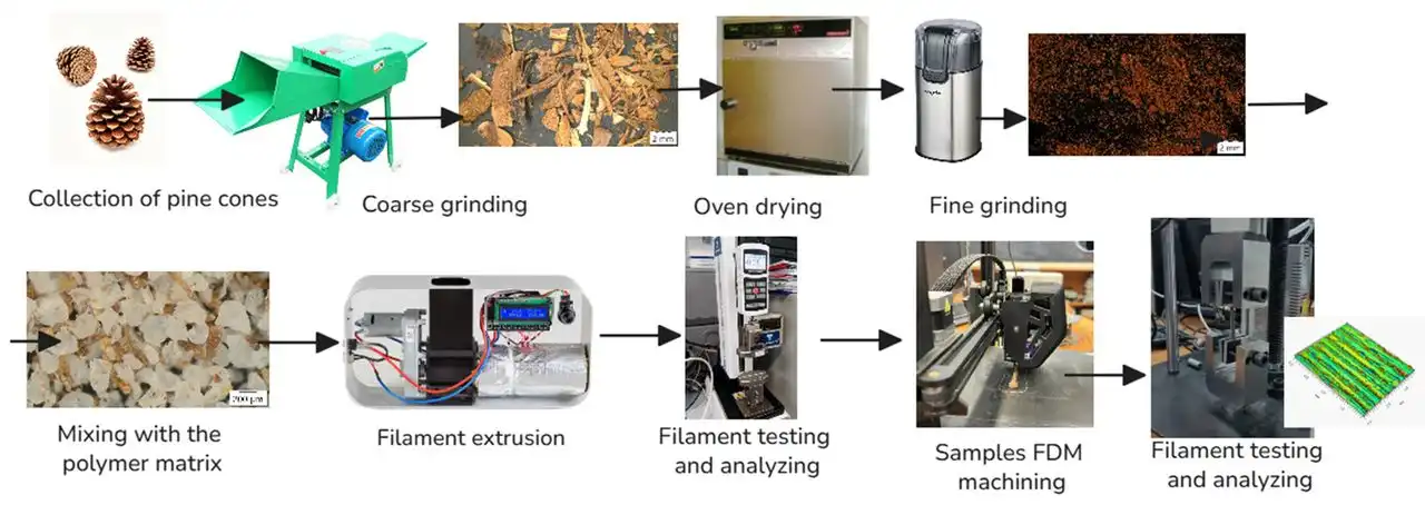 Romanian Researchers Turn Pine Cones Into 3D Printing Filament