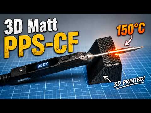 PPS-CF Filament Promises 240C Heat Resistance on Standard Desktop Printers
