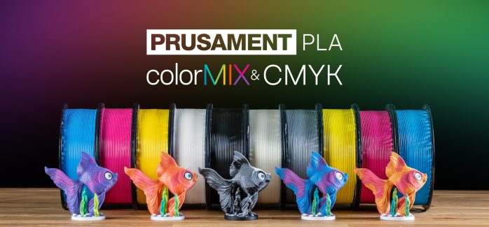 Prusa ColorMix Filaments Let You Print 45 Shades From Five Spools