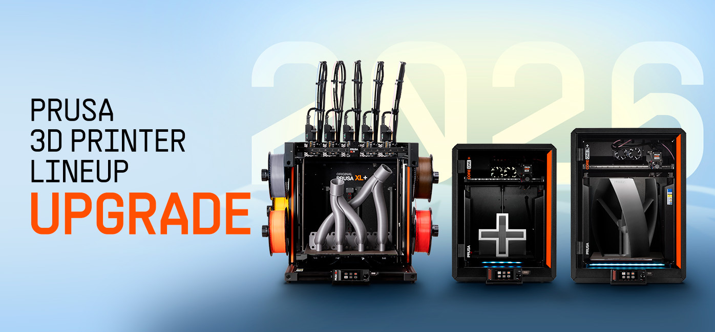 Prusa Refreshes XL+, CORE One+, and CORE One L+ With Cleaner Starts and Faster First Layers