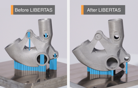 Renishaw's LIBERTAS Cuts Supports and Smooths Metal Prints