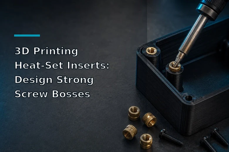 Sovol's Guide to Heat-Set Inserts: Design Brass Threaded Bosses That Actually Hold