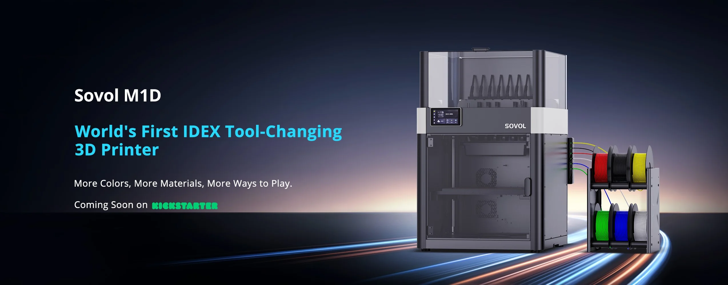 Sovol M1D: The First IDEX Tool-Changing 3D Printer