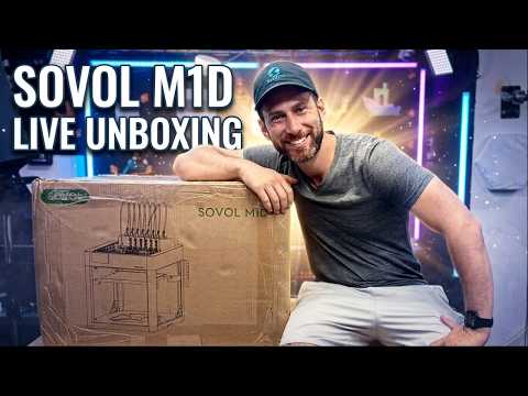 Sovol M1D Tool Changer Unboxing Shows a Kickstarter Machine Close Up