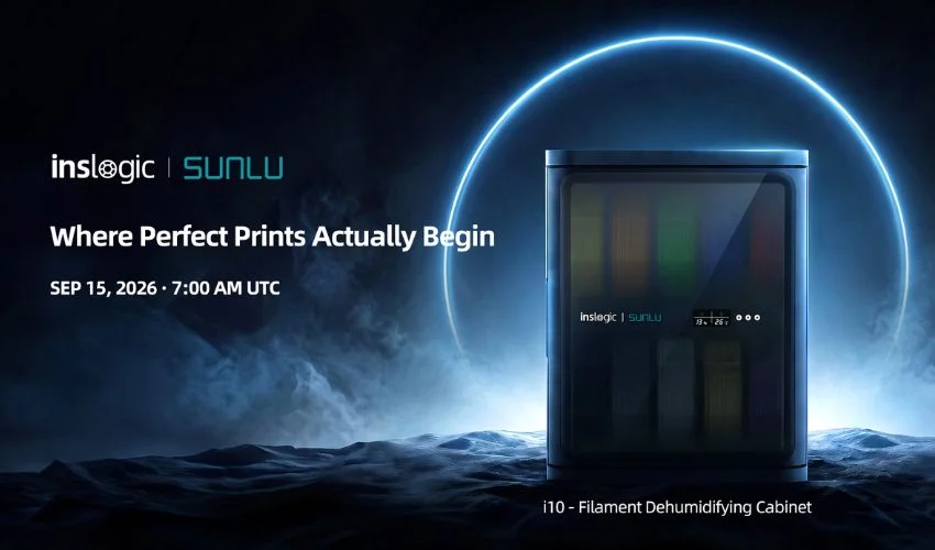 SUNLU and INSLOGIC Launch the FilaDC i10: Filament Storage That Actually Solves Humidity