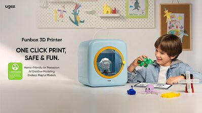 ugee Funbox Is a $269 3D Printer Built to Win Over Kids (and Parents)
