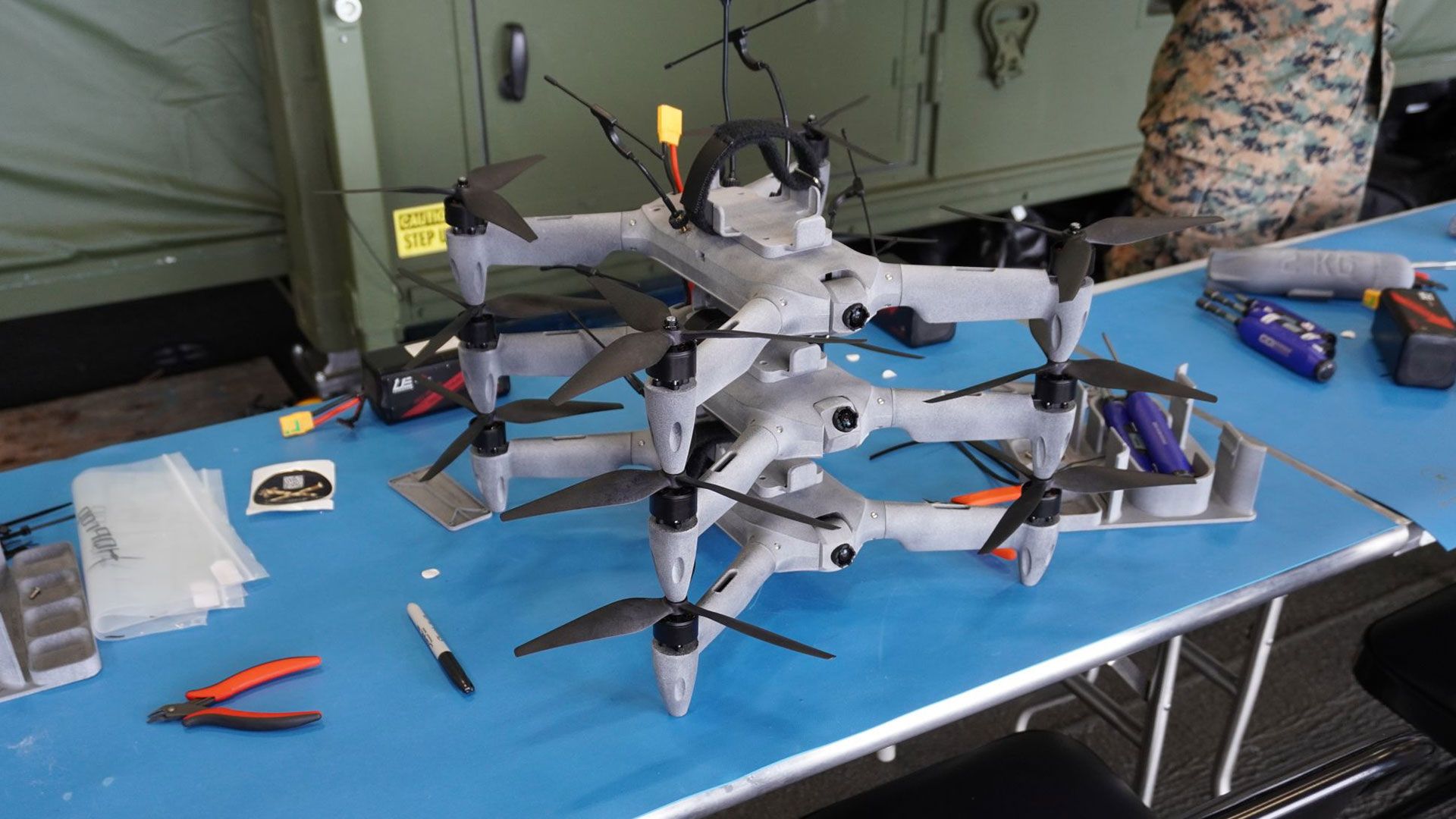 US Navy 3D-Prints Combat Drones Aboard Aircraft Carrier During RIMPAC