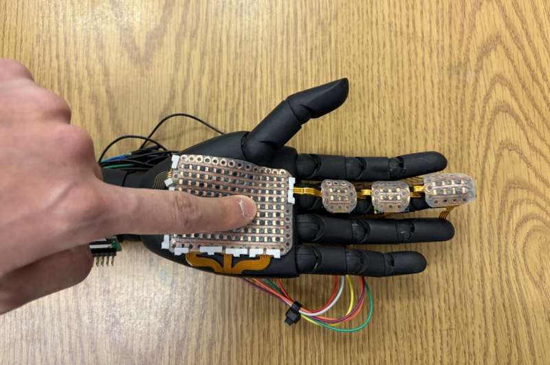 WSU Researchers 3D Print Electronic Skin That Lets Prosthetics Sense Temperature and Pressure